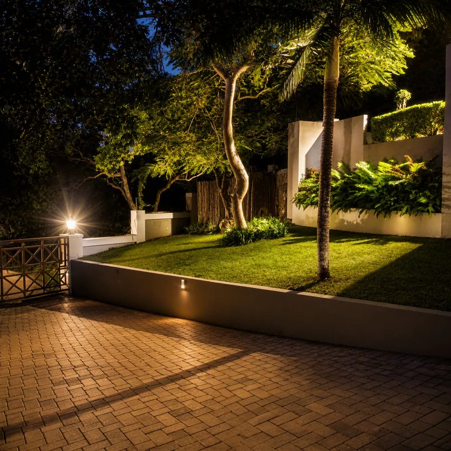 Lombok Lodge gardens